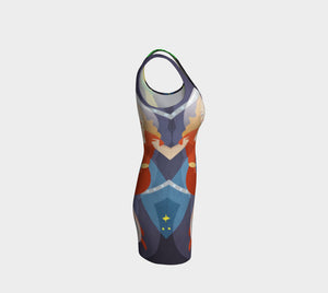 UP IN SPACE BODY-CON DRESS