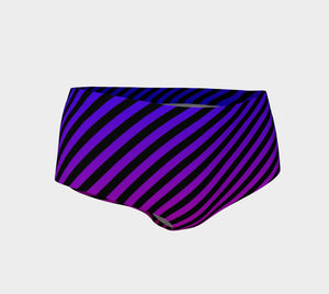 PURPLE OMBRE' BOOTY SHORTS